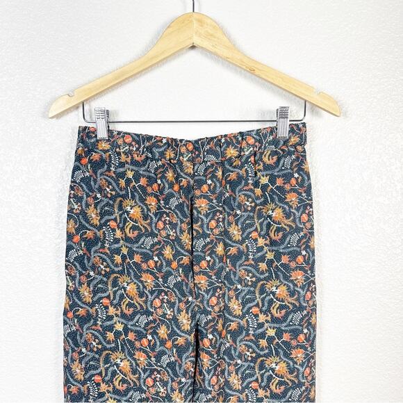 Isabel Marant Women’s Roya 100% Silk Floral Straight Leg Pant Size 36 / Small - Picture 3 of 11